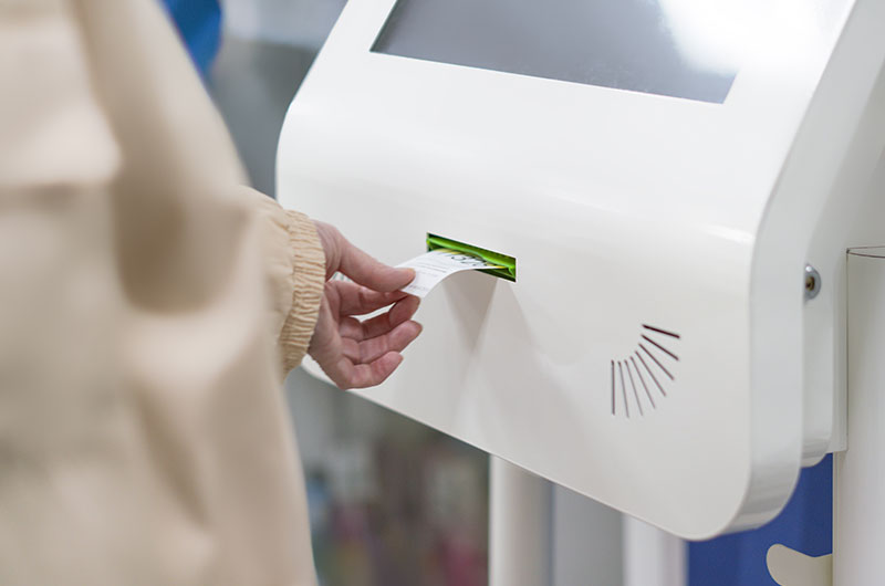Queuing systems - The CUCOS queuing systems mean an end to waiting in queue. Your customer simply pulls a number and can go on with their shopping